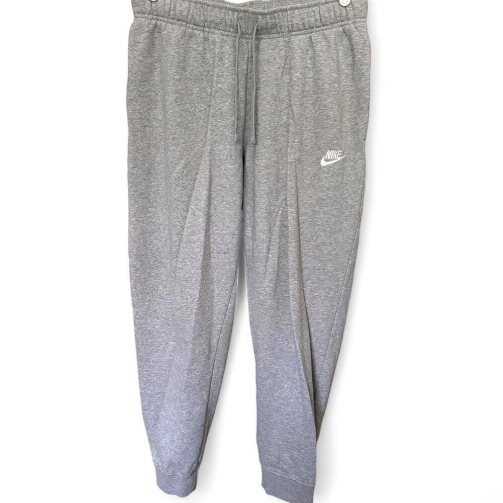 Nike Sportswear Club Fleece Jogger Sweatpants Womens M Gray Futura Logo